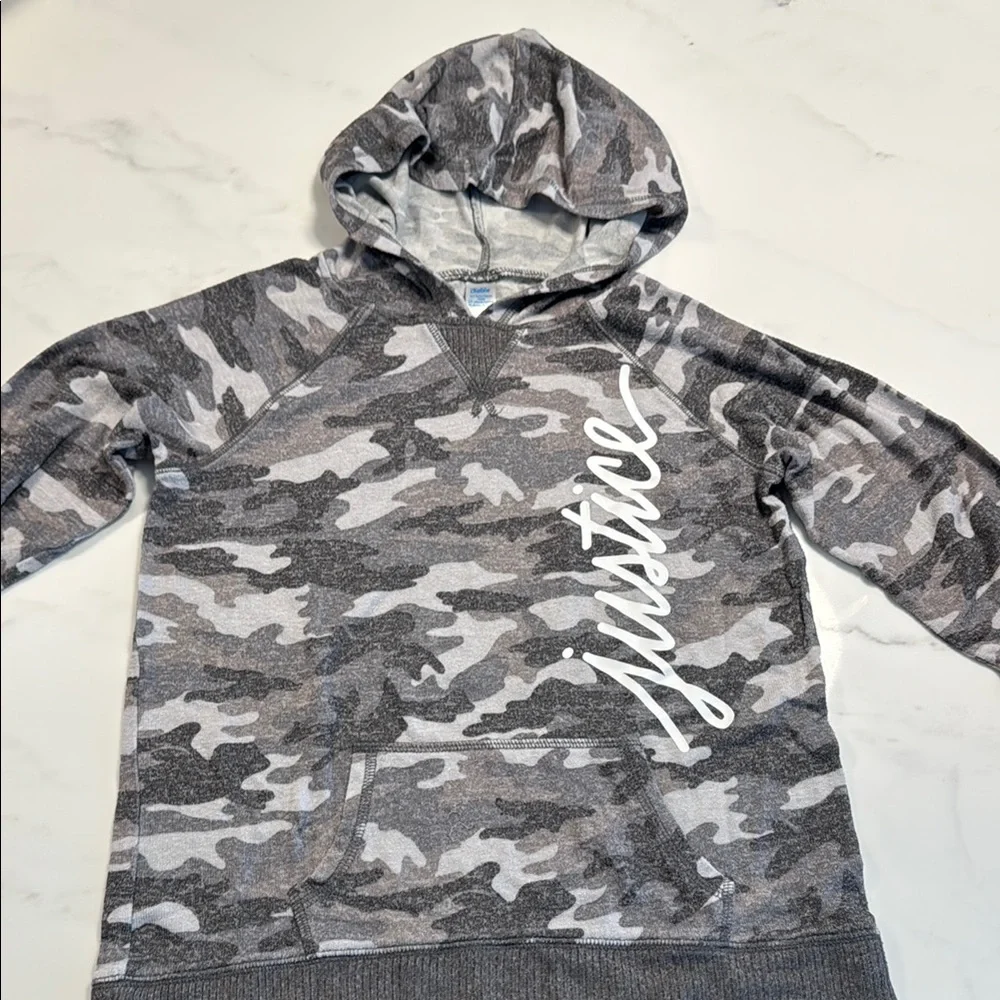 Justice Camouflage Girls’ Hoodie